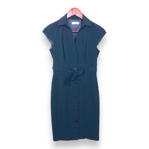 Calvin Klein Belted Sheath Dress